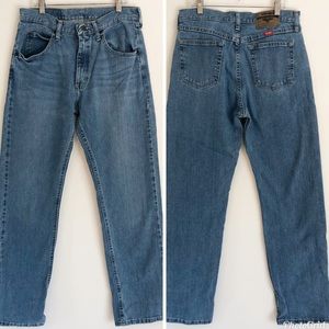 Wrangler Straight Leg Relaxed Fit Jeans, 30 x 32